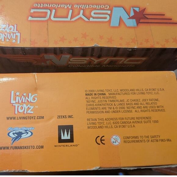 Set of 4 N'Sync Marionettes and 1 Justin Doll on Tour - Picture 11 of 11